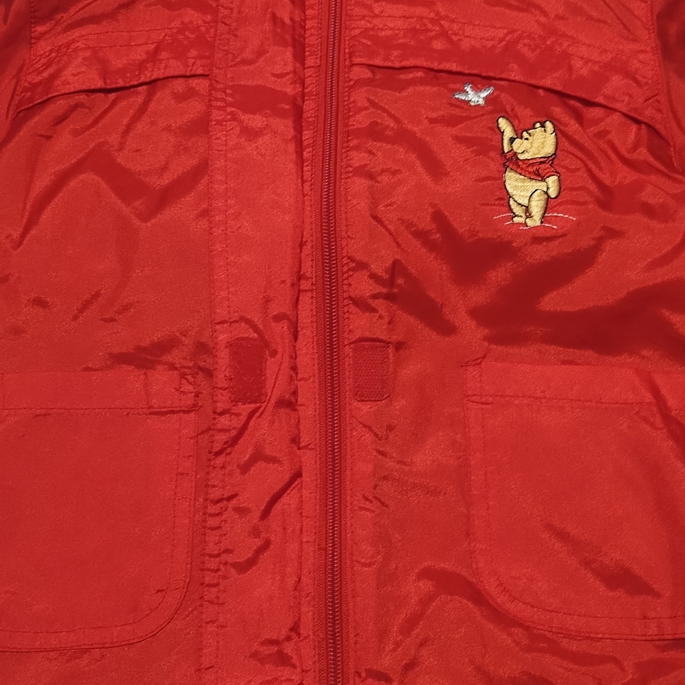 Red Kids Jacket with Embroidered Characters - Picture 8 of 10